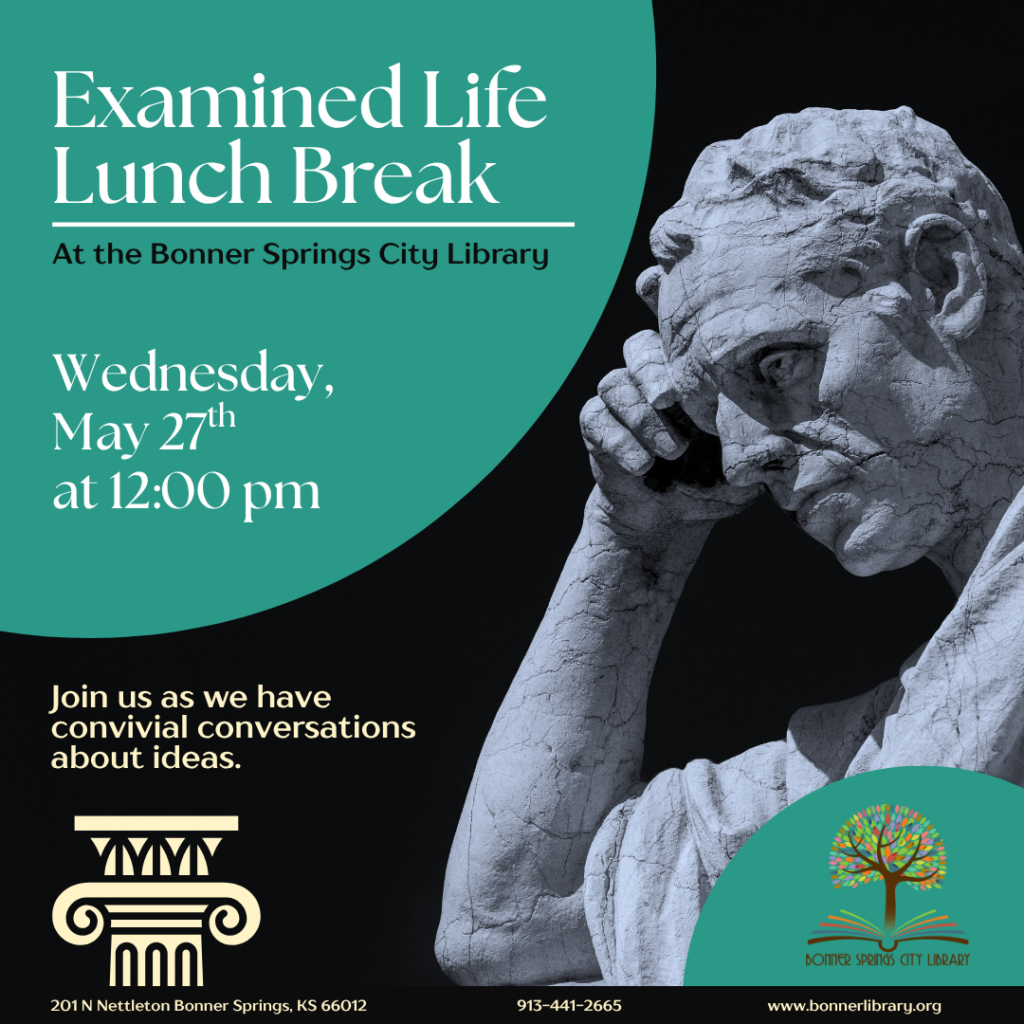 Examined Life Wednesday May 27 at 12 pm