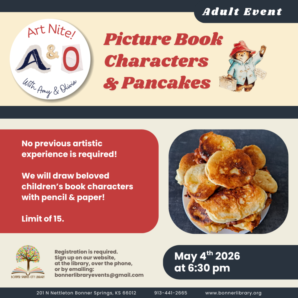 Picture Book Characters & Pancakes May 4th at 6:30 pm