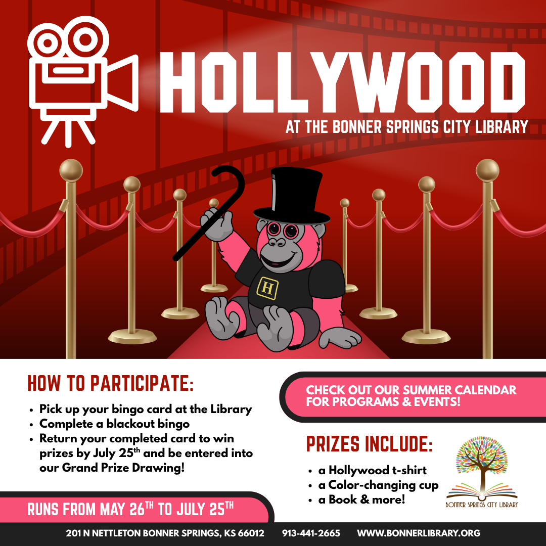 Summer Reading runs from May 26th to July 25th